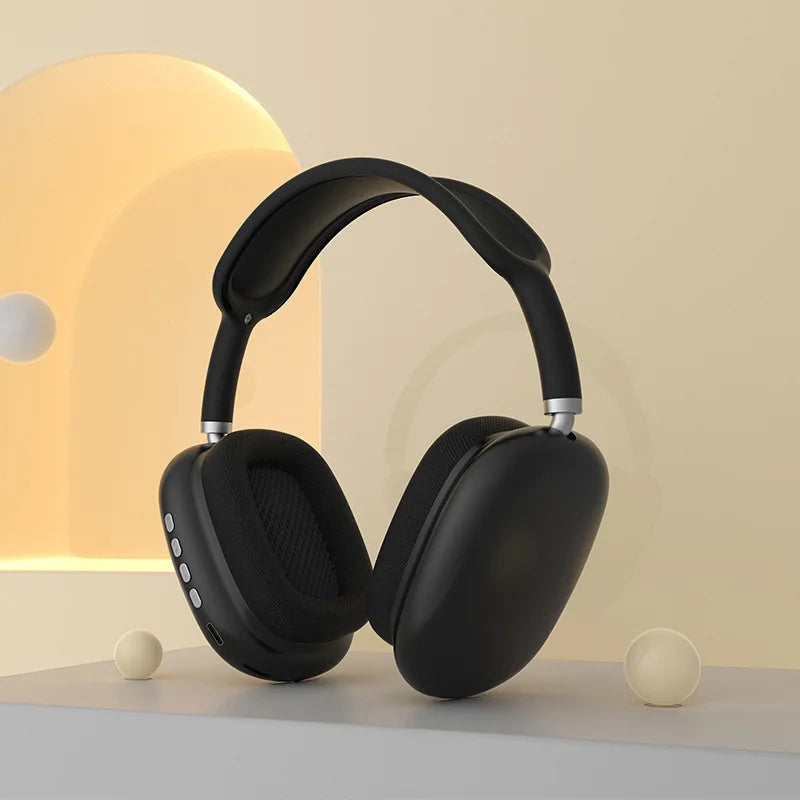 P9 Wireless Bluetooth Headphones Deep Bass,Noise Cancelling, Built-in Mic & 360° Surround Sound for Gaming, Sports & Everyday Use